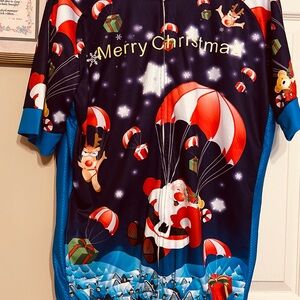 Festive Christmas Women's Cycling Jersey